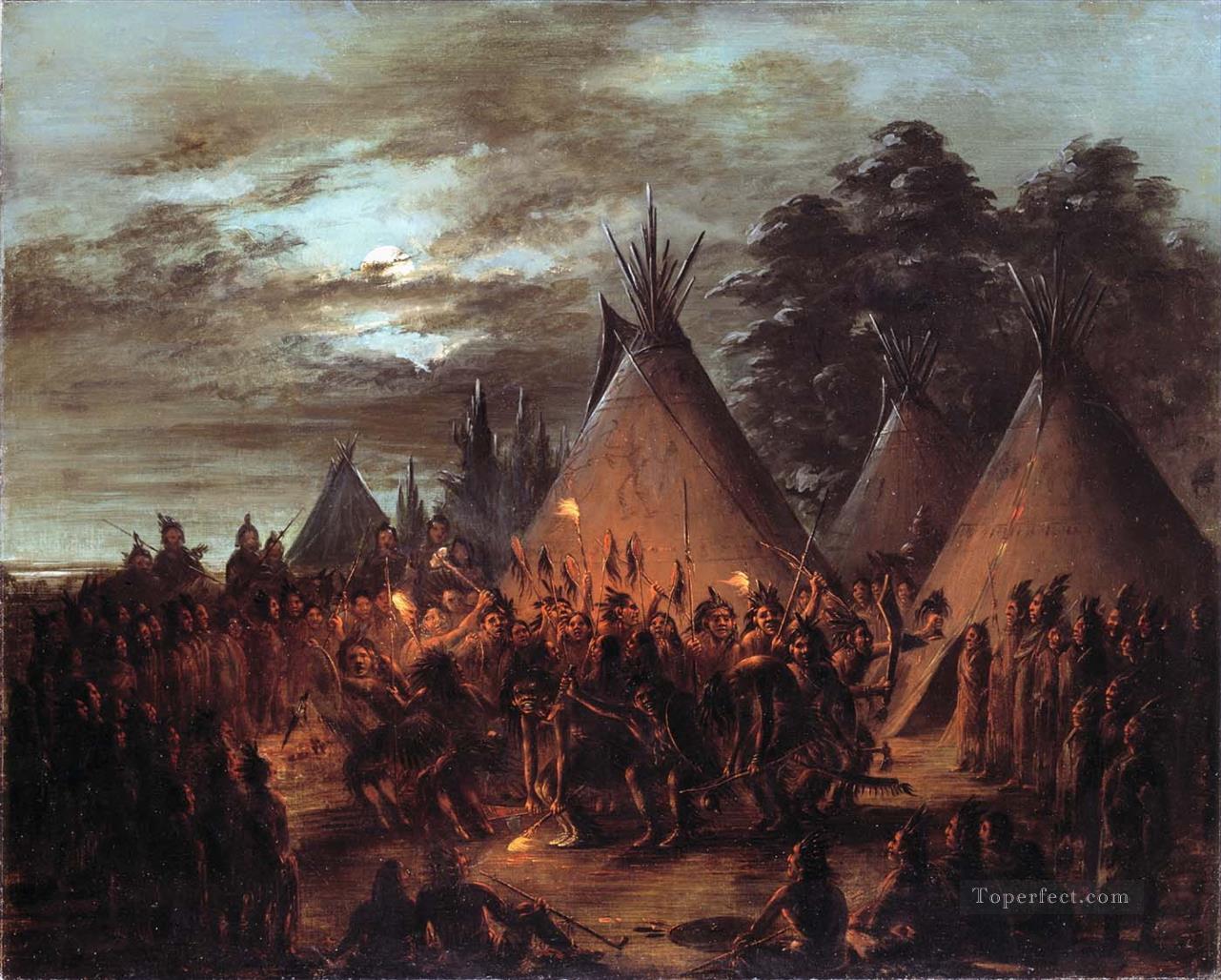 western American Indians 37 Oil Paintings